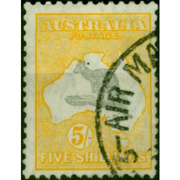 Australia 1932 5s Grey & Yellow SG135 Fine Used