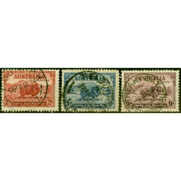Australia 1934 Set of 3 SG150-152 Good Used Stamps