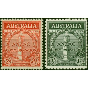 Australia 1935 Gallipoli Set of 2 SG154-155 V.F MNH