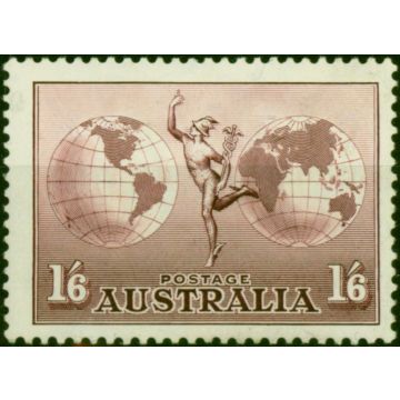 Australia 1937 1s6d Dull Purple SG153a P.13.5 x 14 Fine MM 