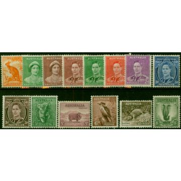 Australia 1942-45 Set of 14 SG179-192 Fine MNH & LMM