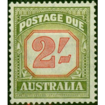 Australia 1953 2s Carmine & Yellow-Green SGD130 Fine LMM 