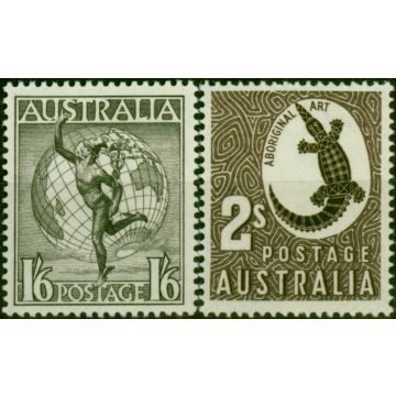Australia 1956 No Wmk Set of 2 SG224e-224f V.F MNH 