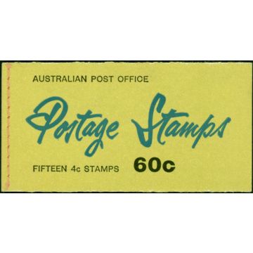 Australia 1966 60c Booklet SGSB39 Pink Stitching Edition DV8 Fine & Complete 