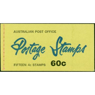 Australia 1966 60c Booklet SGSB39Var Pink Stitching Edition DN9 Fine & Complete 