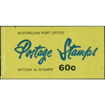 Australia 1966 60c Booklet Waxed Interleaves SGSB39a Edition D59 Fine & Complete 
