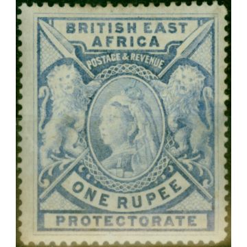 B.E.A. KUT 1897 1R Grey-Blue SG92 Fine Mounted Mint 