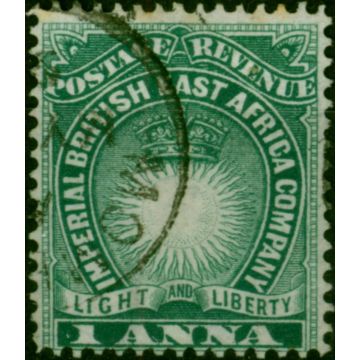 B.E.A KUT 1890 1a Blue-Green SG5 Fine Used