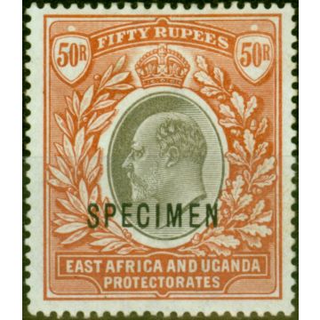 B.E.A KUT 1903 50R Grey & Red-Brown Specimen SG16s Fine & Fresh Mtd Mint 