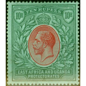 B.E.A KUT 1912 10R Red & Green-Green SG58 Fine & Fresh Mtd Mint 