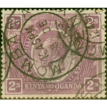 B.E.A KUT 1922 2s Dull Purple SG88 Fine Used 'Mombasa' CDS