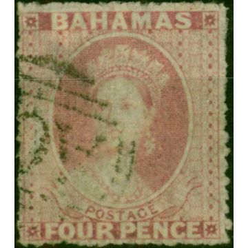 Bahamas 1861 4d Dull Rose SG5 Fine Used 