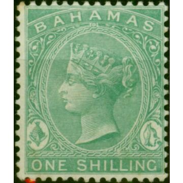 Bahamas 1863 1s Green SG39b Fine MM 