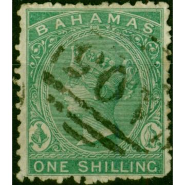Bahamas 1865 1s Blue-Green SG38 Fine Used 