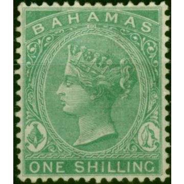 Bahamas 1882 1s Green SG44 V.F VLMM 