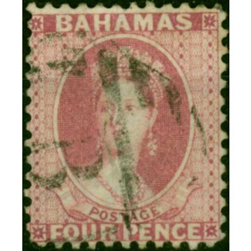 Bahamas 1882 4d Rose SG41 Fine Used (2) 