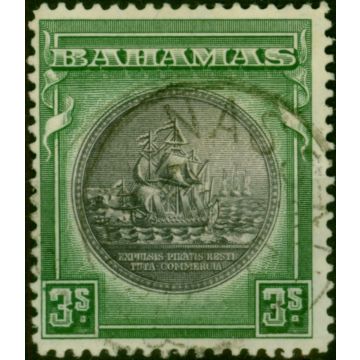 Bahamas 1931 3s Slate-Purple & Myrtle-Green SG132 V.F.U (3)