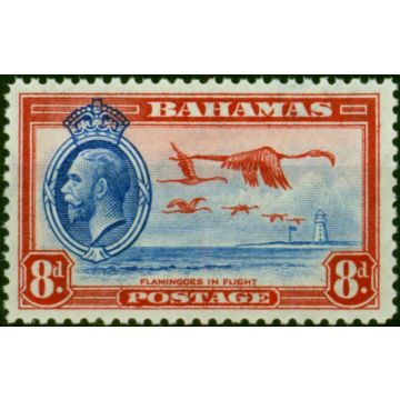 Bahamas 1935 8d Ultramarine & Scarlet SG145 V.F MNH 