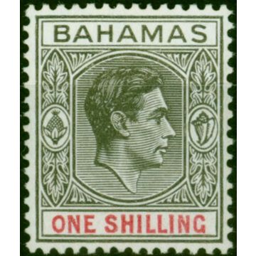 Bahamas 1942 1s Black & Carmine SG155b Fine LMM 