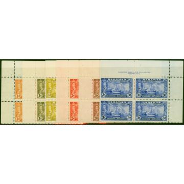 Bahamas 1948 Set of 6 to 3d SG178-183 V.F MNH Imprint Blocks of 4 