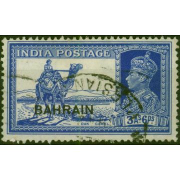 Bahrain 1938 3a6p Bright Blue SG27 Fine Used