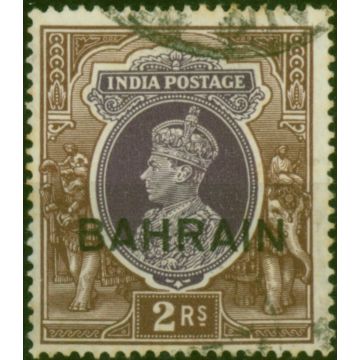 Bahrain 1940 2R Purple & Brown SG33 Fine Used