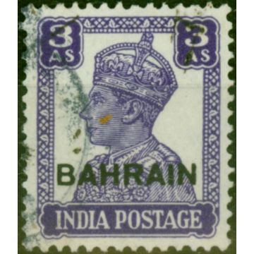 Bahrain 1942 3a Brt Violet SG45 Fine Used