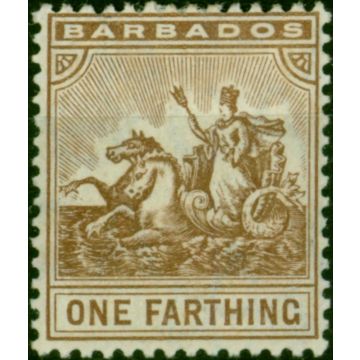 Barbados 1909 1-4d Brown SG163 Fine MM 