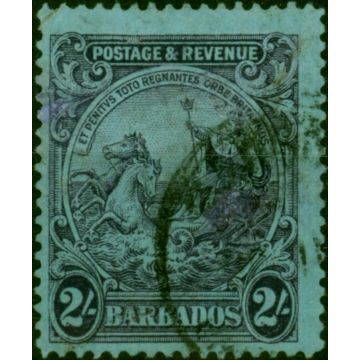 Barbados 1925 2s Purple-Blue SG238 Fine Used