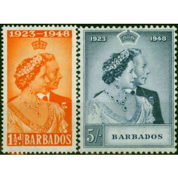 Barbados 1948 RSW Set of 2 SG265-266 Fine LMM