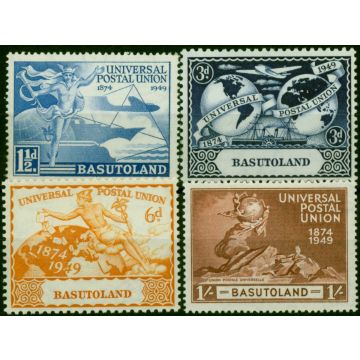 Basutoland 1949 UPU Set of 4 SG38-41 Fine LMM