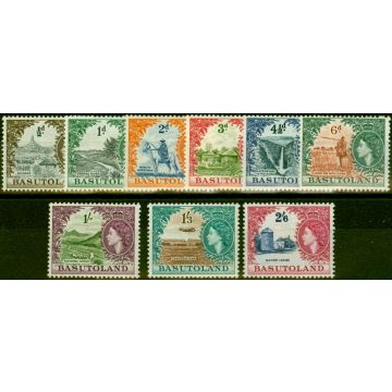Basutoland 1954 Set of 9 to 2s6d SG43-51 Fine Very Lightly Mtd Mint