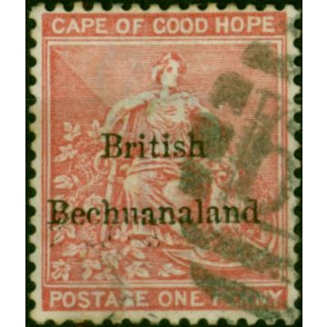 Bechuanaland 1885 1d Rose-Red SG5 Fine Used