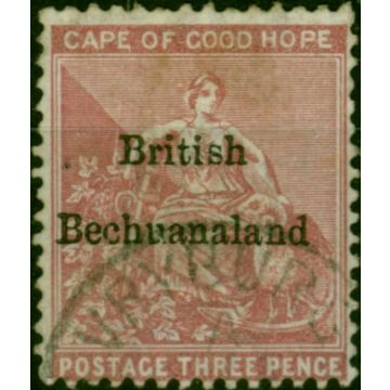 Bechuanaland 1885 3d Pale Claret SG2 Fine Used 