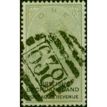 Bechuanaland 1888 1s on 1s Green & Black SG28 Good Used (2)