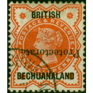 Bechuanaland 1890 1/2d Vermilion SG54a V.F.U 