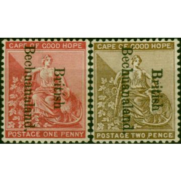 Bechuanaland 1893-95 Set of 2 SG38-39 Fine MM (2)