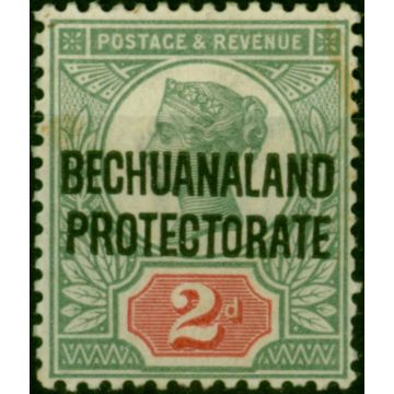 Bechuanaland 1897 2d Grey-Green & Carmine SG62 Fine MM (2)