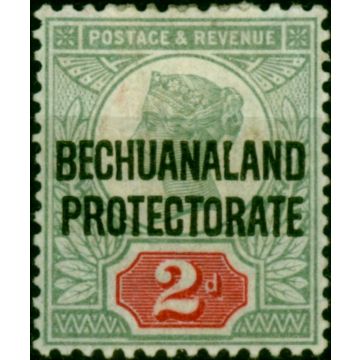 Bechuanaland 1897 2d Grey-Green & Carmine SG62 Good MM
