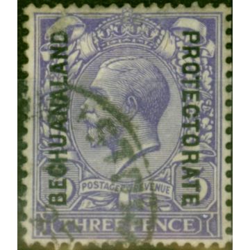 Bechuanaland 1913 3d Bluish Violet SG79 Fine Used (2)