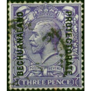 Bechuanaland 1913 3d Bluish Violet SG79 Fine Used