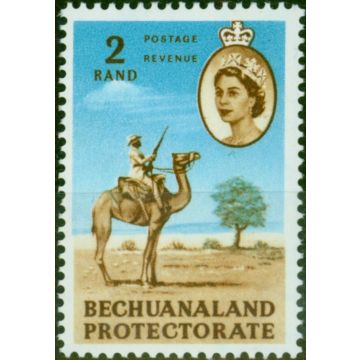 Bechuanaland 1961 2R Brown & Turquoise-Blue SG181 Fine MM 