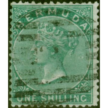 Bermuda 1865 1s Green SG8 Fine Used (2)