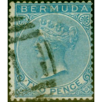Bermuda 1866 2d Dull Blue SG3 Fine Used 
