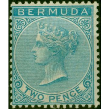 Bermuda 1886 2d Blue SG25 Fine MM 