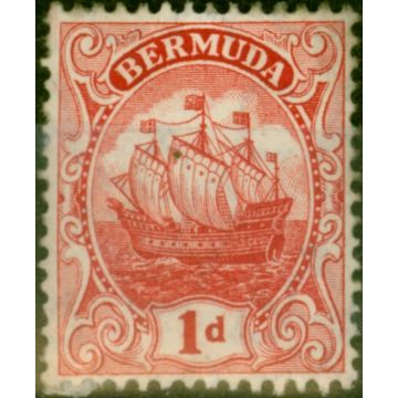 Bermuda 1910 1d Red SG46 Fine LMM