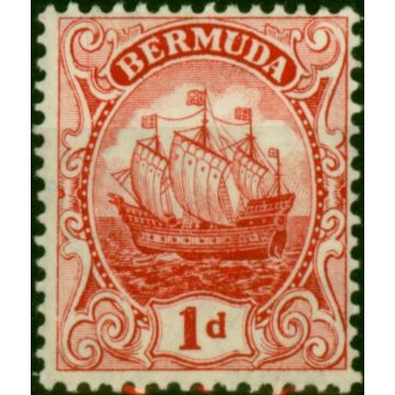 Bermuda 1910 1d Red SG46 Fine MM