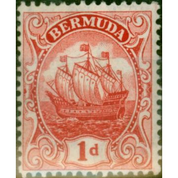 Bermuda 1910 1d Red SG46 Fine MM (6)