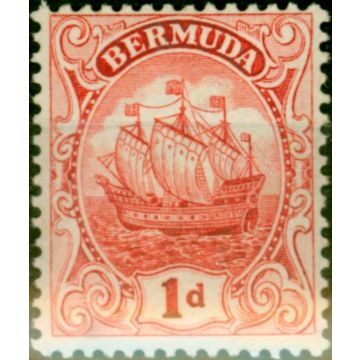Bermuda 1916 1d Rose-Red SG46a Fine MNH (4)