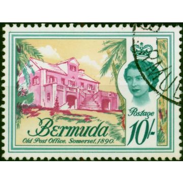 Bermuda 1962 10s Old Post Office SG178 Fine Used (5) 